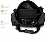 TAANC 40L Waterproof Motorcycle Tail Bag For Bike Touring, Adventure Riding, Camping & Travel | Universal Rear Seat Luggage | Terra Series | Black