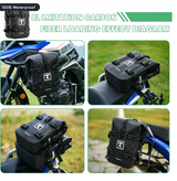 TAANC Terra Series Multi Use Adventure Bag 8L - Waterproof Motorcycle Crash Bar / Tail / Rear Rack Bag Carbon Black
