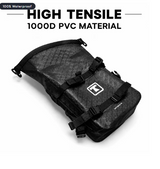 TAANC Terra Series Multi Use Adventure Bag 8L - Waterproof Motorcycle Crash Bar / Tail / Rear Rack Bag Carbon Black