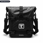 TAANC Terra Series Multi Use Adventure Bag 8L - Waterproof Motorcycle Crash Bar / Tail / Rear Rack Bag Carbon Black