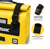 TAANC Terra Series Waterproof Motorcycle Saddle Bags 30L X 2- Adventure Touring Side Luggage Bags - Yellow