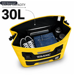 TAANC Terra Series Waterproof Motorcycle Saddle Bags 30L X 2- Adventure Touring Side Luggage Bags - Yellow