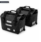 TAANC Terra Series Waterproof Motorcycle Saddle Bags 30L X 2- Adventure Touring Side Luggage Bags - Black
