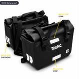 TAANC Terra Series Waterproof Motorcycle Saddle Bags 30L X 2- Adventure Touring Side Luggage Bags - Black