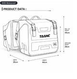 TAANC Terra Series Waterproof Motorcycle Saddle Bags 30L X 2- Adventure Touring Side Luggage Bags - Black