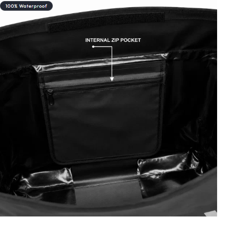 TAANC Terra Series Waterproof Motorcycle Saddle Bags 30L X 2- Adventure Touring Side Luggage Bags - Black