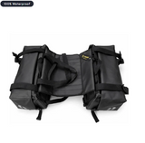 TAANC Terra Series Waterproof Motorcycle Saddle Bags 30L X 2- Adventure Touring Side Luggage Bags - Black