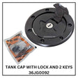 Fuel Tank Cap - EVAP MY2016 BLACK  36JG0092