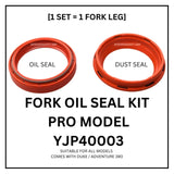 FORK OIL SEAL KIT - PRO MODEL - YJP40003