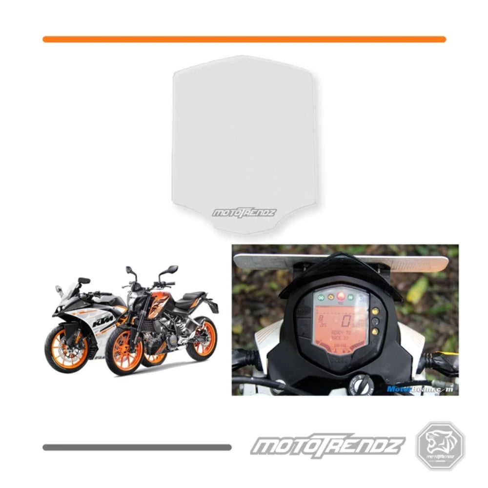 Acrylic Speedometer Screen Protector - DUKE / RC Gen 1 - Clear - ASPCLKT002