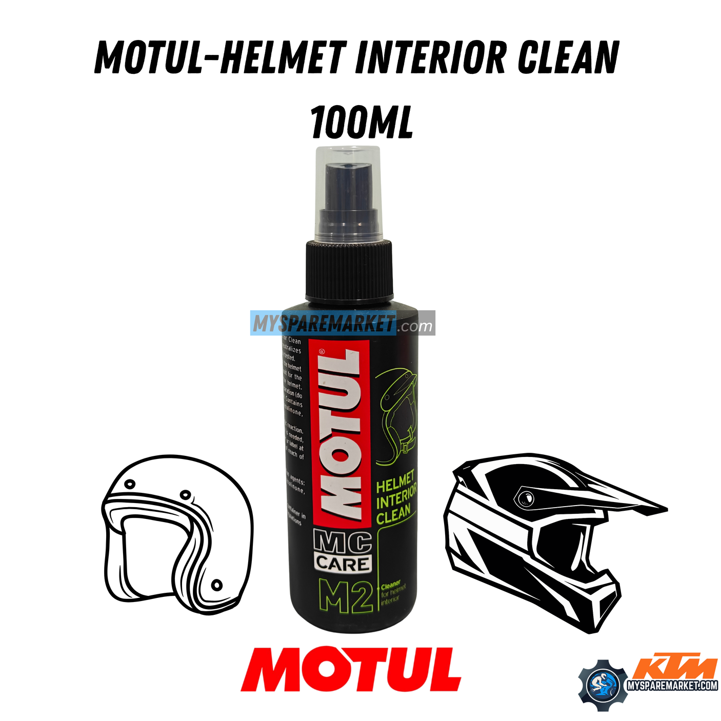 MOTUL-HELMET INTERIOR CLEAN 100ML