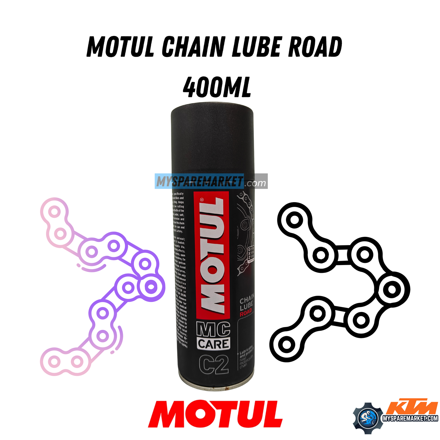 MOTUL CHAIN LUBE ROAD 400ML