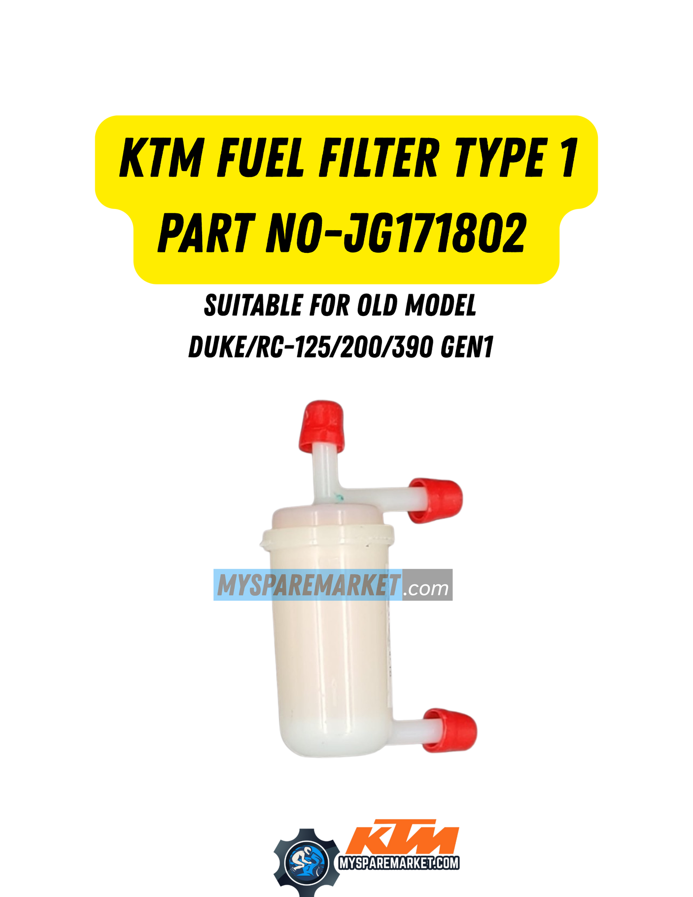 FUEL FILTER TYPE-1 OLD MODEL-JG171802