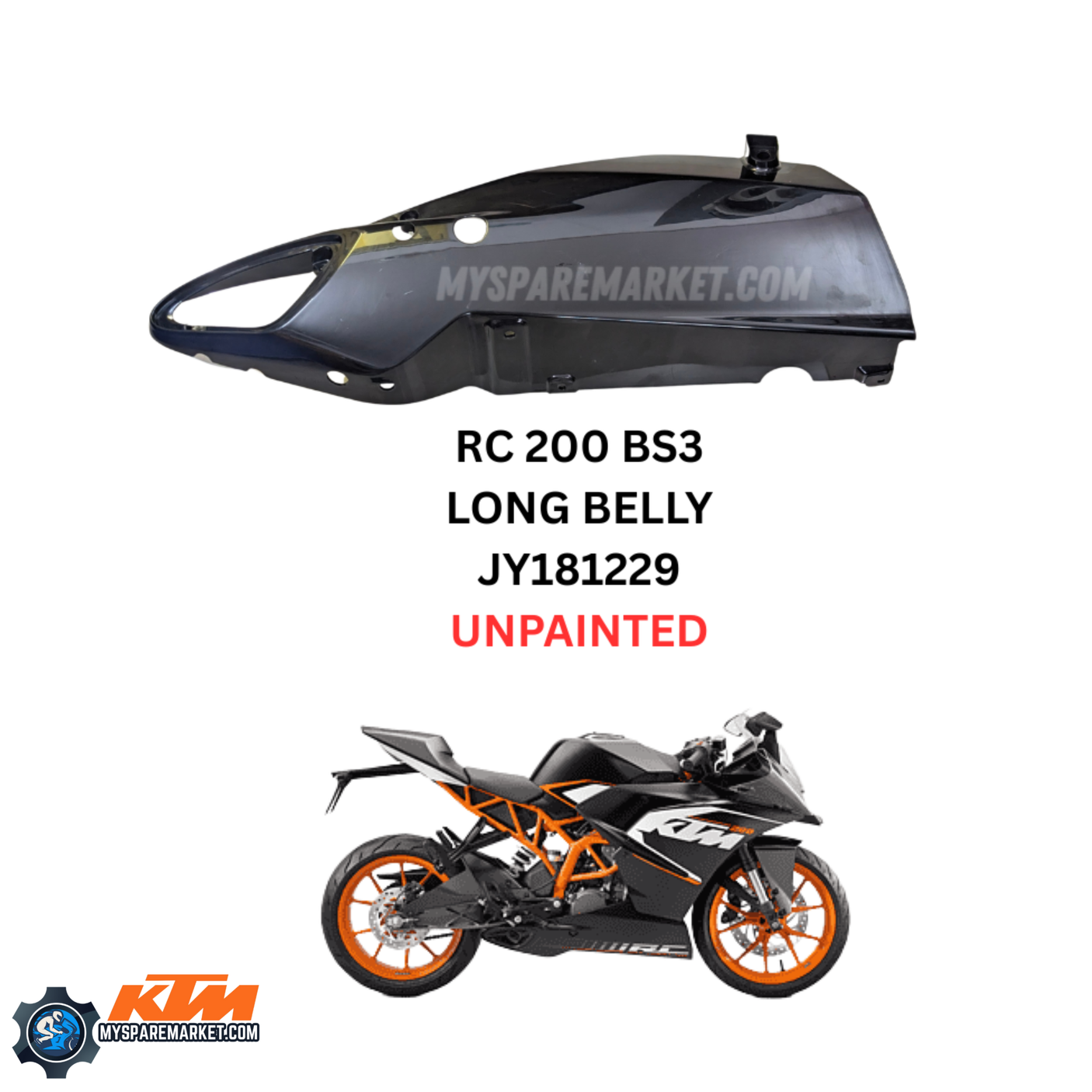 RC 200 GEN1 BELLY BS3/BS4-JY181229 [NON-PAINTED]