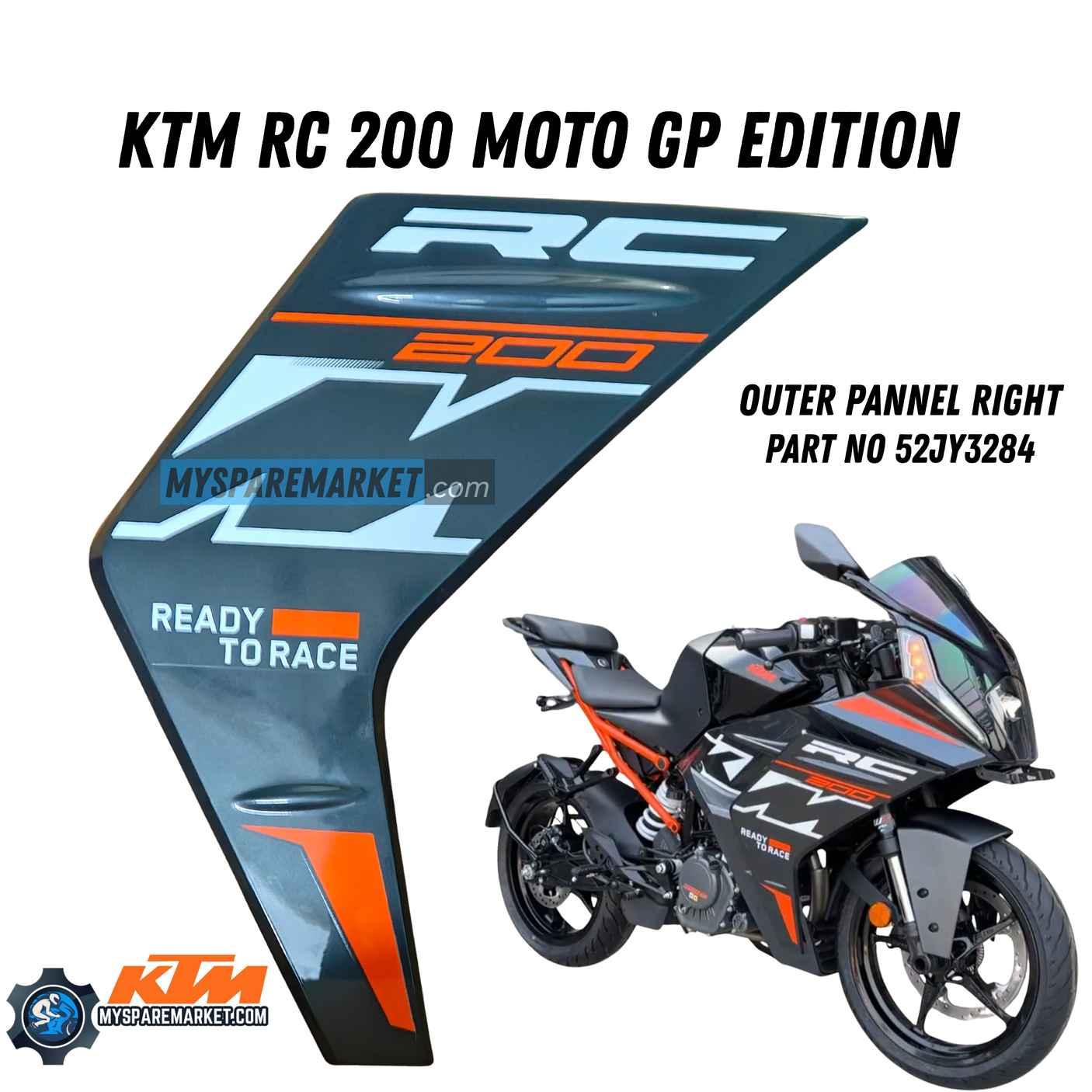 RC 200 GEN 2 MOTO GP EDITION OUTER PANNEL-52JY3284
