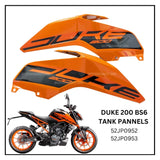 TANK PANNEL - DUKE 200 BS6 - ORANGE - 52JP0952 + 52JP0953